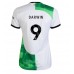 Tanie Strój piłkarski Liverpool Darwin Nunez #9 Koszulka Wyjazdowej dla damskie 2023-24 Krótkie Rękawy